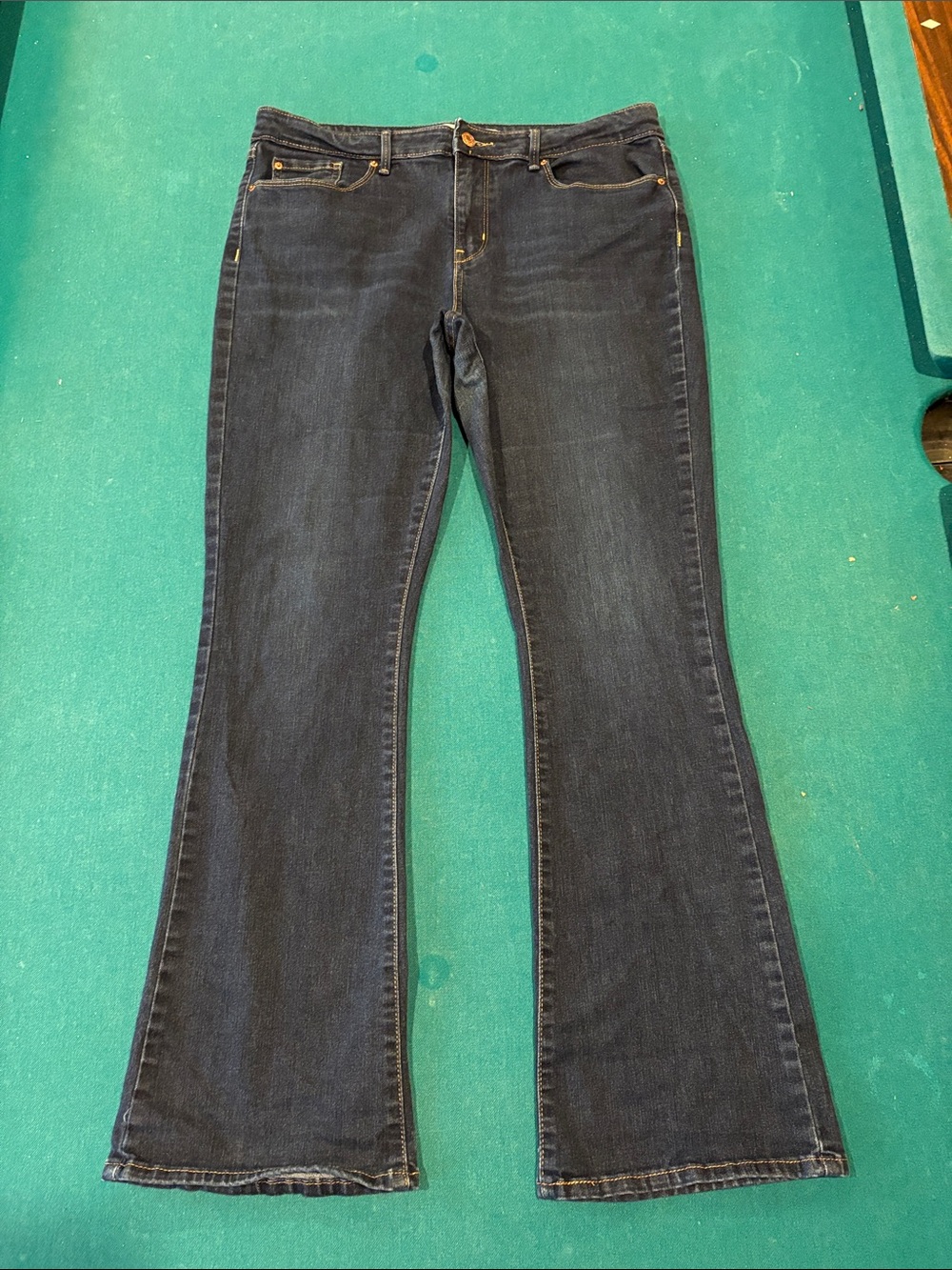 Levi's Mid Rise Bootcut Women's Dark Wash Jeans Classic Indigo 32x32 14M